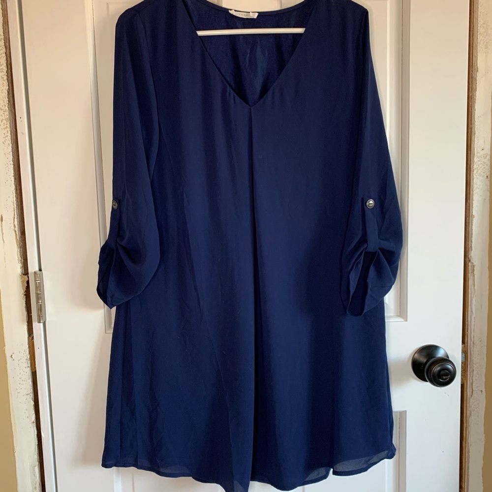 Lush Navy Blue Tunic/Dress